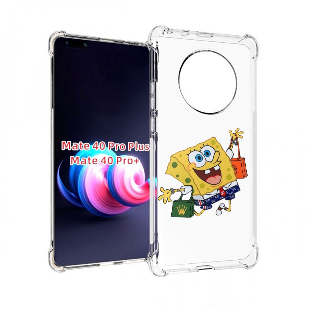 

Чехол MyPads модный-спанч-боб для Huawei Mate 40 Pro+ Plus, Прозрачный, Tocco