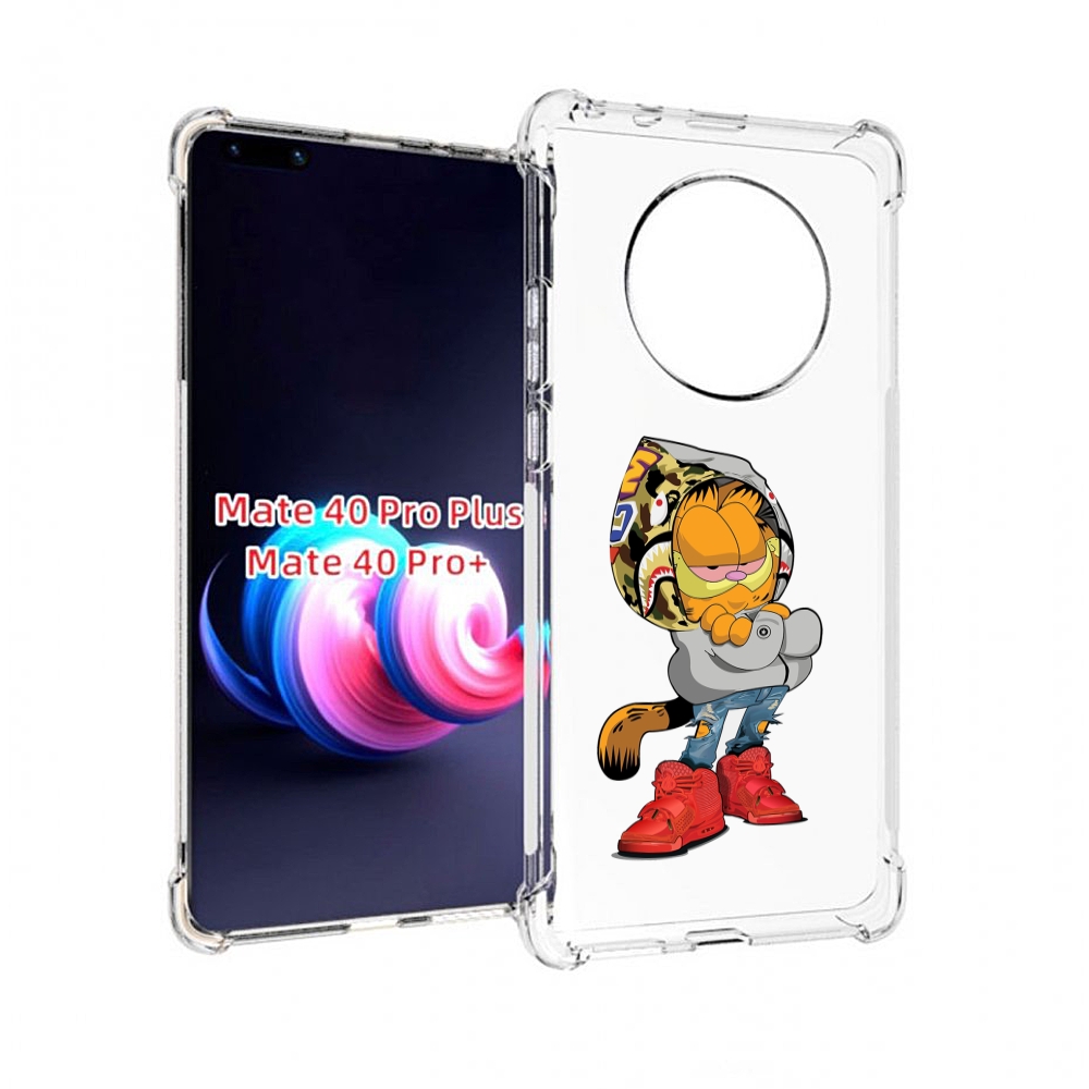 

Чехол MyPads модный-котяра детский для Huawei Mate 40 Pro+ Plus, Прозрачный, Tocco