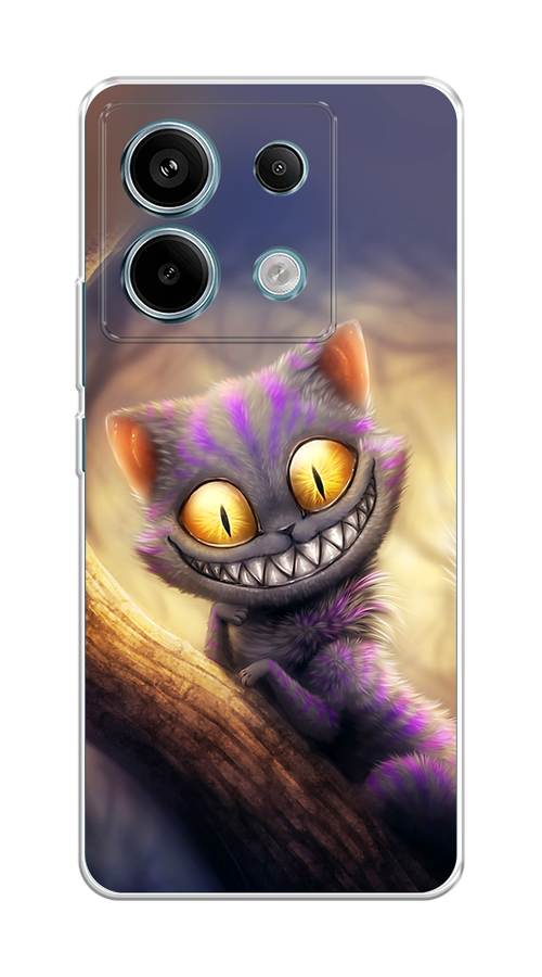 

Чехол Awog на Poco X6 "Cheshire Cat", Фиолетовый;желтый, 321550-1