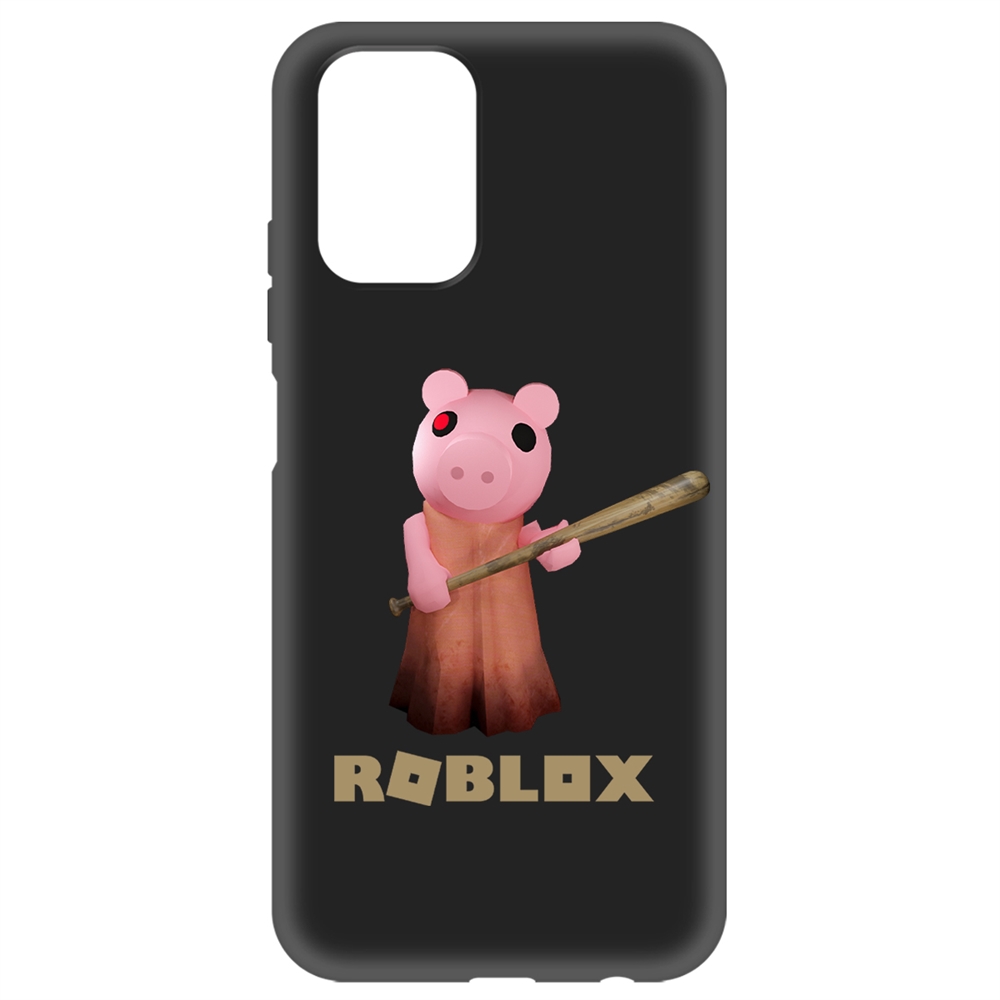 

Чехол-накладка Krutoff Soft Case Roblox-Пигги для Xiaomi Redmi 10 черный