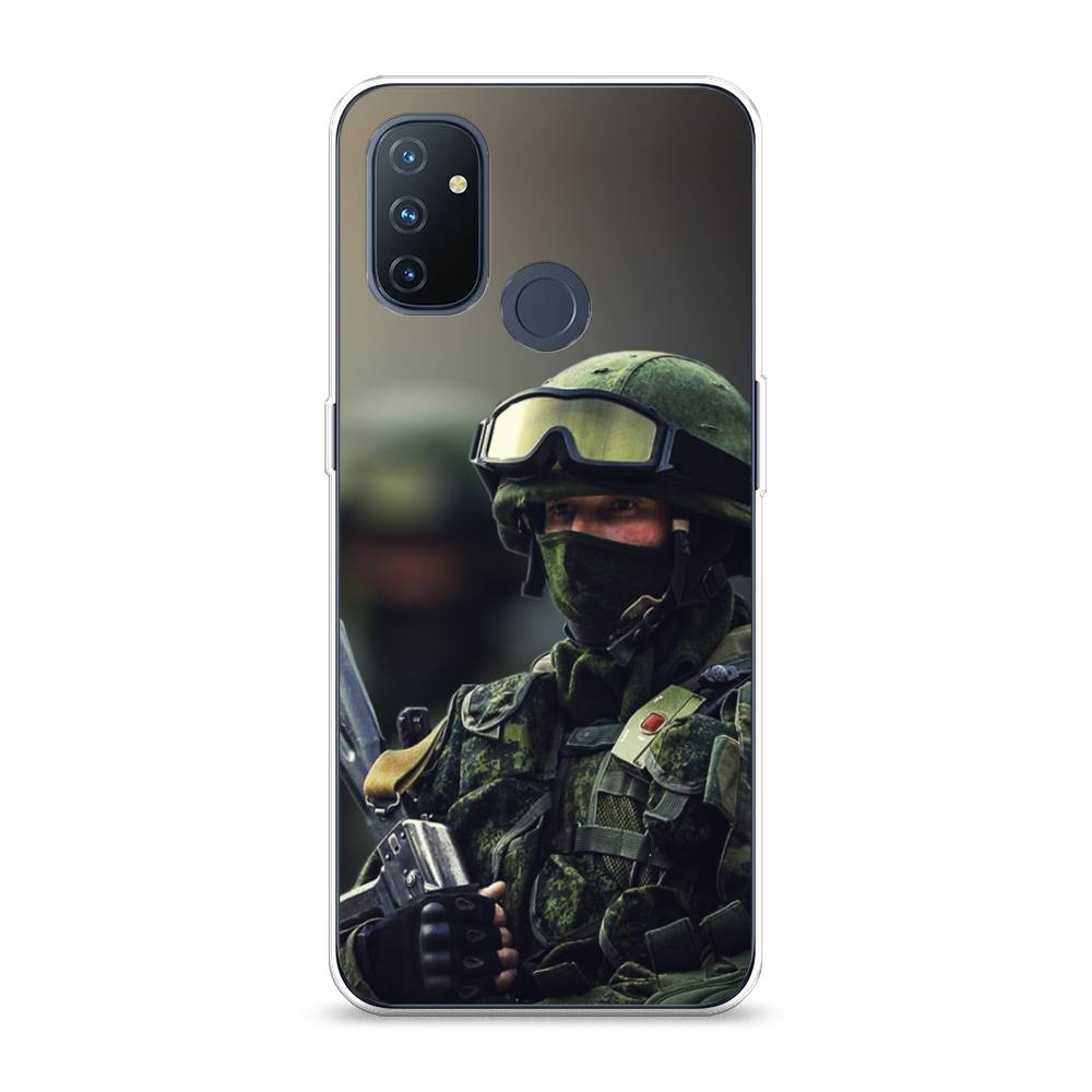 

Чехол Awog на OnePlus Nord N100 / ВанПлас Nord N100 "Солдат", Зеленый;серый, 152450-5