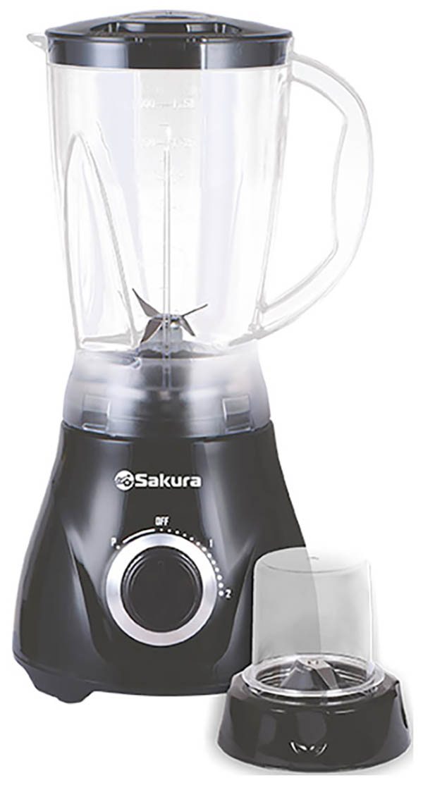 Блендер SAKURA SA-6254BK черный чайник электрический sakura sa 2345bk 2 л черный
