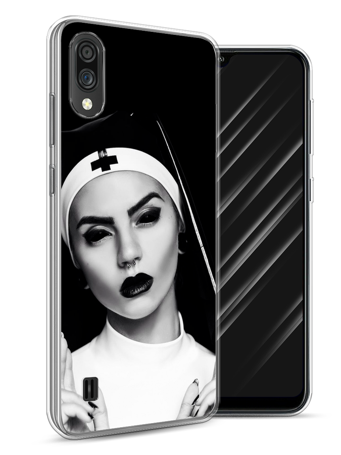 

Чехол Awog на ZTE Blade A5 (2020) / ЗТЕ Блэйд A5 (2020) "Черная монашка", Разноцветный, 134950-9