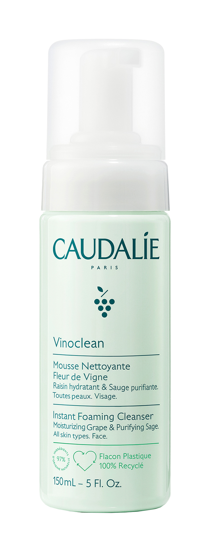 Очищающий мусс Caudalie 150 мл мусс очищающий витамин c histomer new vitamin c cleansing mousse 200 мл