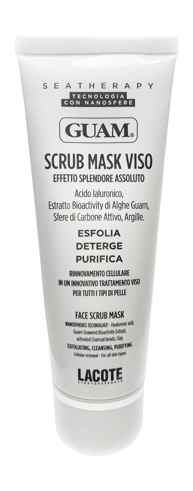 Скраб для лица GUAM Seatherapy Scrub Mask Viso Tubo nera pantelleria крем для лица успокаивающий после загара crema viso doposole
