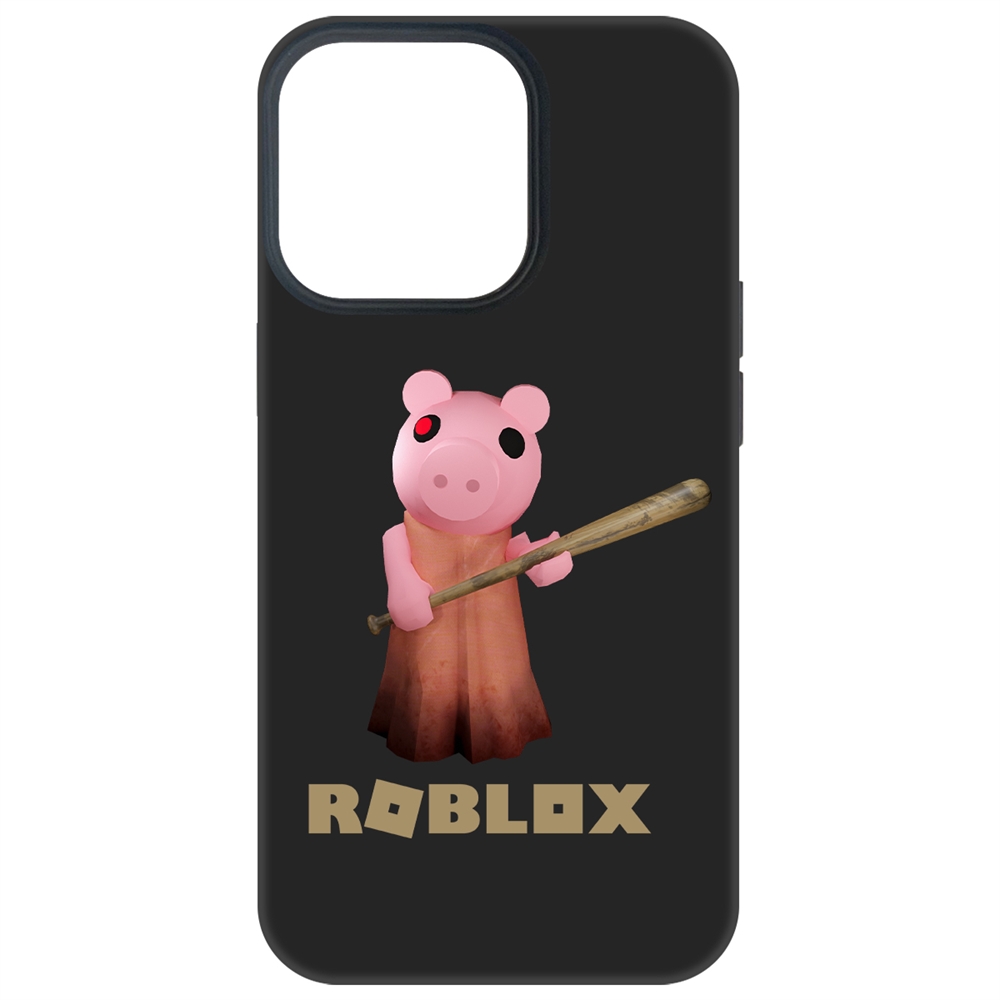 

Чехол-накладка Krutoff Soft Case Roblox-Пигги для iPhone 13 Pro черный