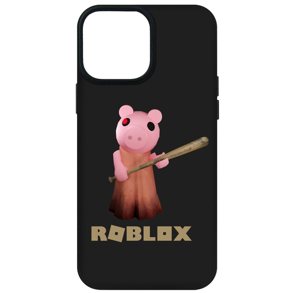 

Чехол-накладка Krutoff Soft Case Roblox-Пигги для iPhone 13 Pro Max черный