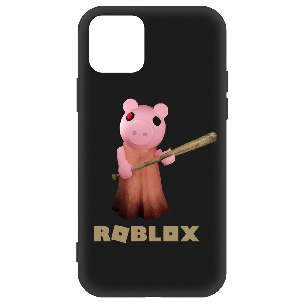 

Чехол-накладка Krutoff Soft Case Roblox-Пигги для iPhone 12/12 Pro черный