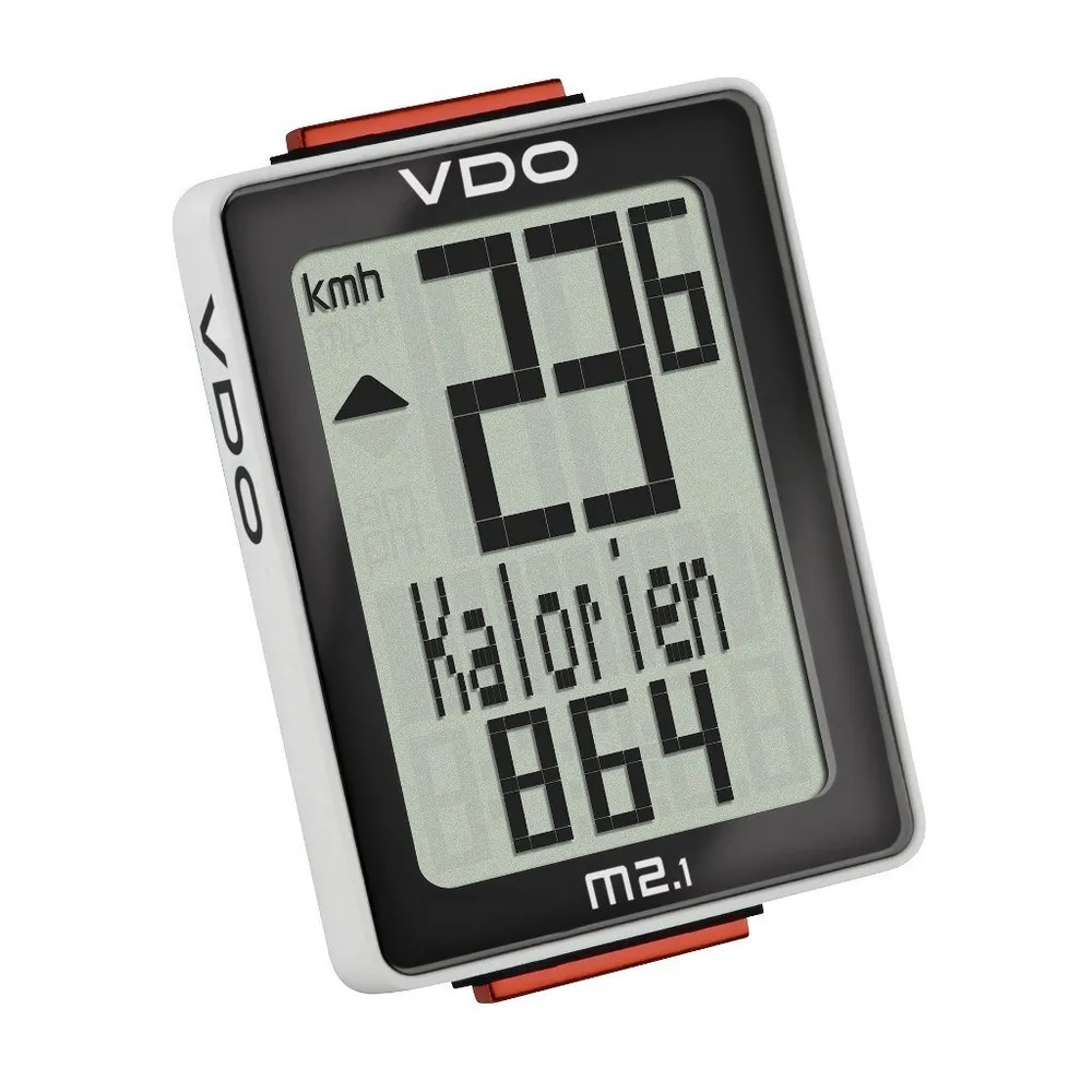 

Велокомпьютер VDO M2.1 10 функций 3-строчный дисплей черно-белый (Германия), M2.1