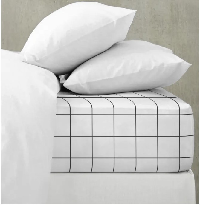 

Простыня перкаль 220х200 Crazy Getup Grid paper, Crazy Getup