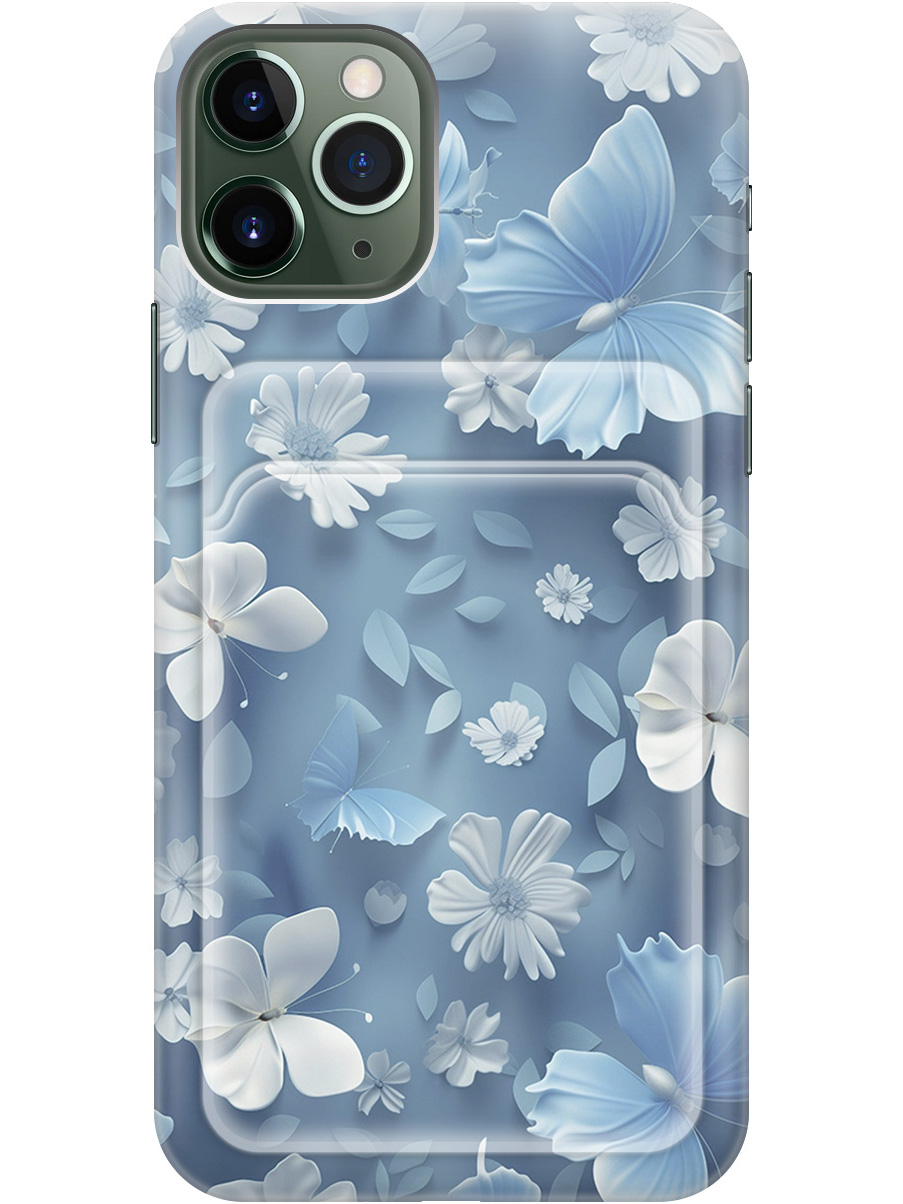 

Силиконовый чехол на Apple iPhone 11 Pro Max с принтом 784358, Прозрачный;белый;голубой, 721799710