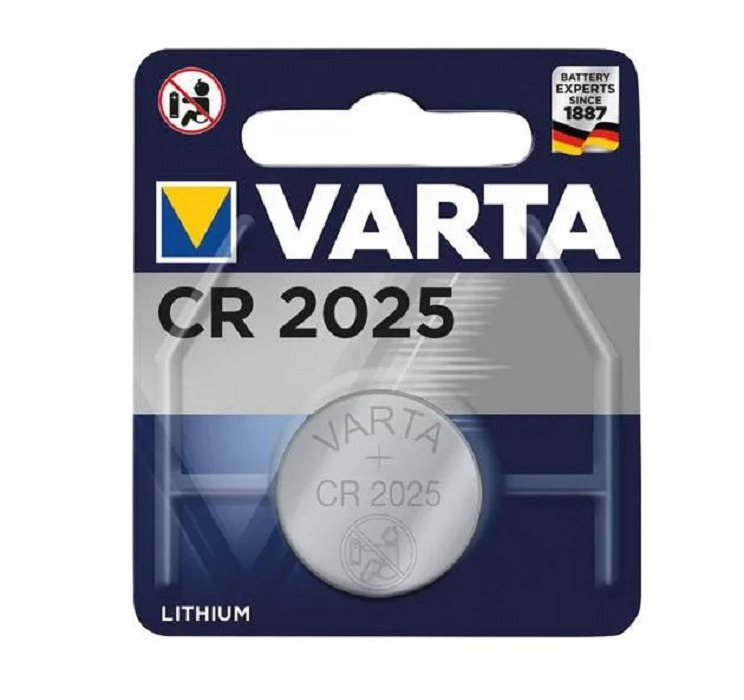 Элемент питания Varta Lithium CR2025 3V (1 шт)