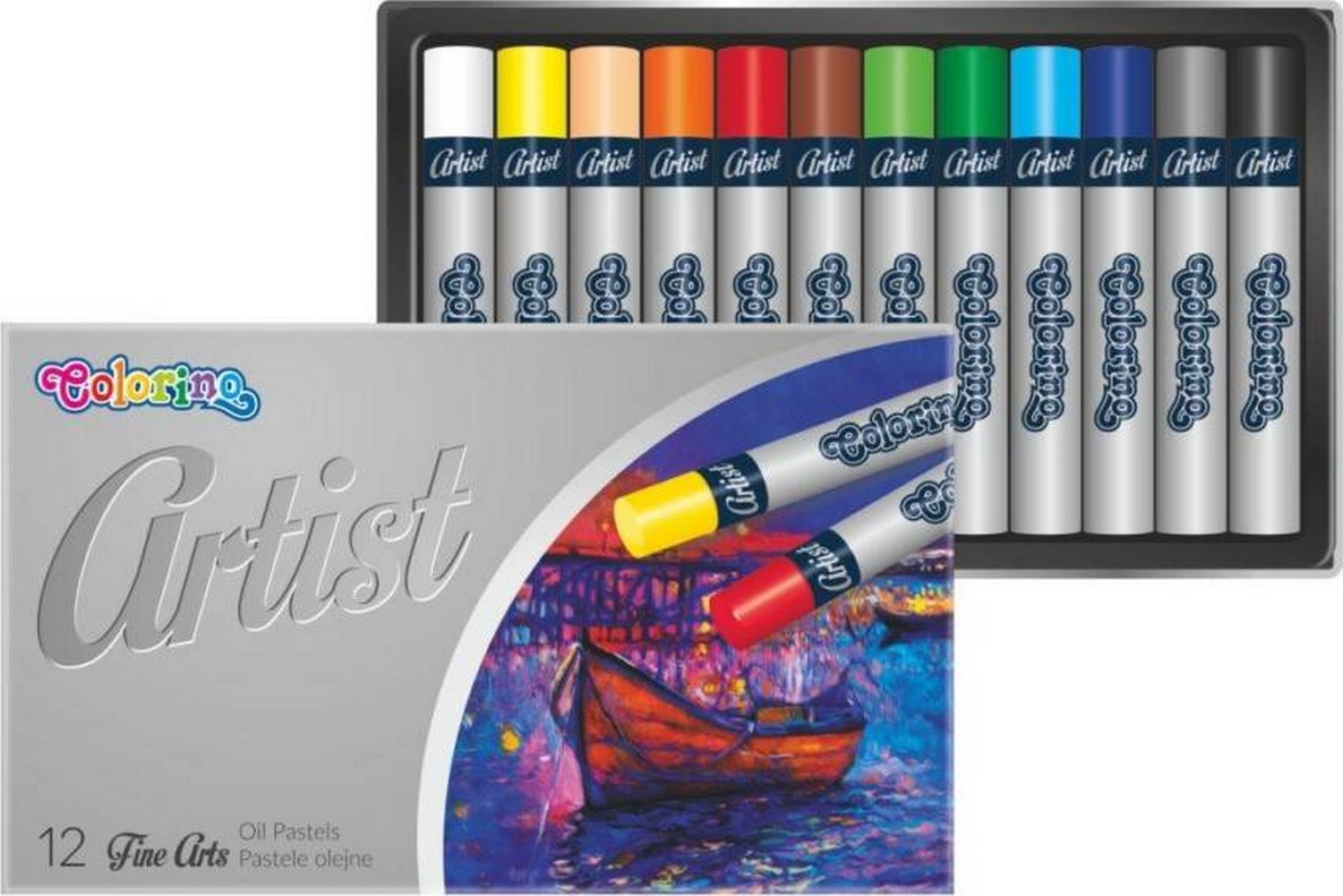 Масляная пастель Colorino Artist 12 цветов