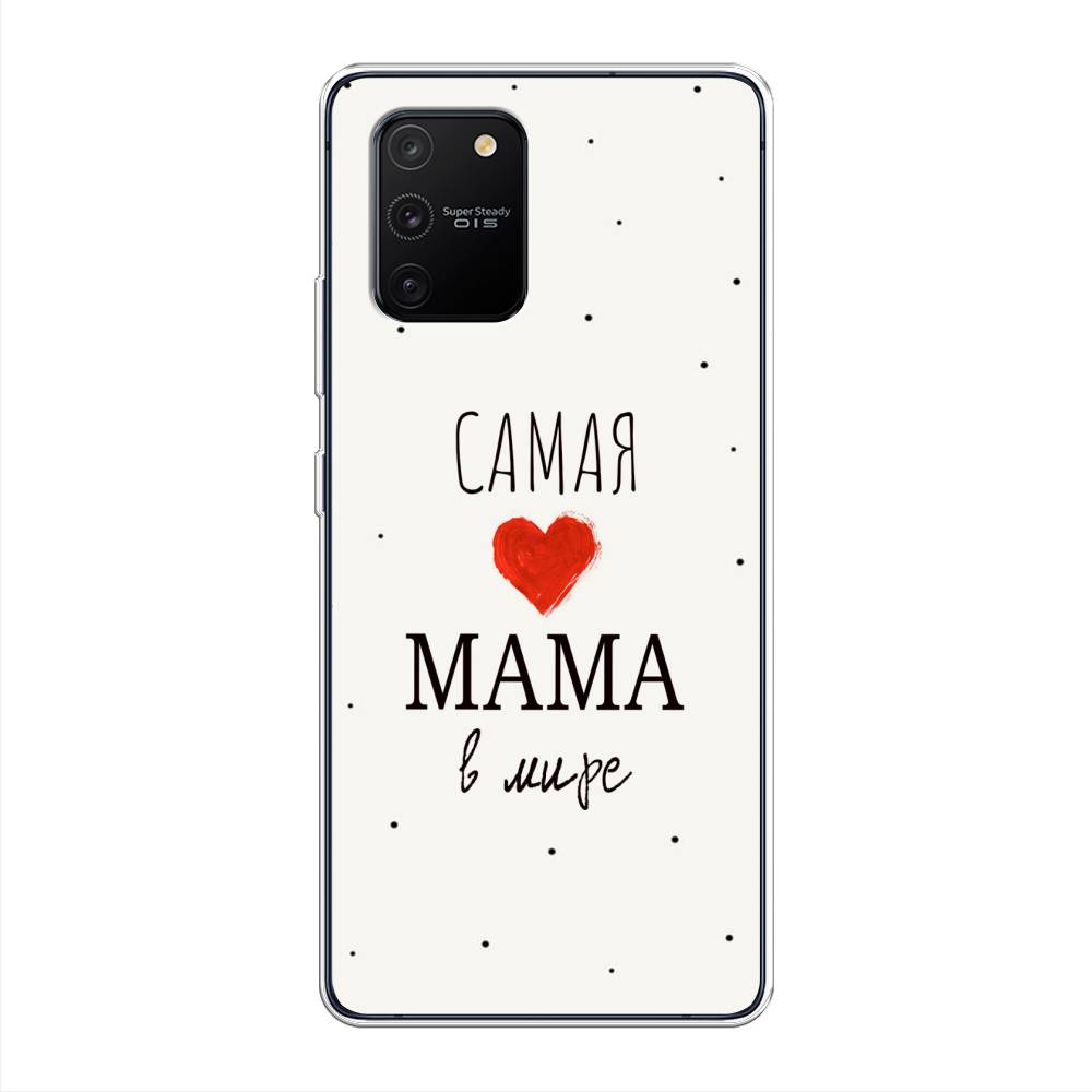 

Чехол Awog на Samsung Galaxy A91/S10 Lite "Самая любимая мама", Разноцветный, 29950-6