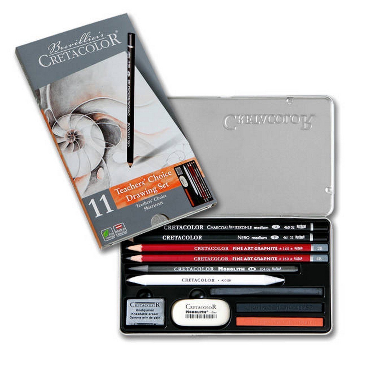 

Набор для графики для начинающих CretacoloR Teacher's Choice Beginner 12 предметов