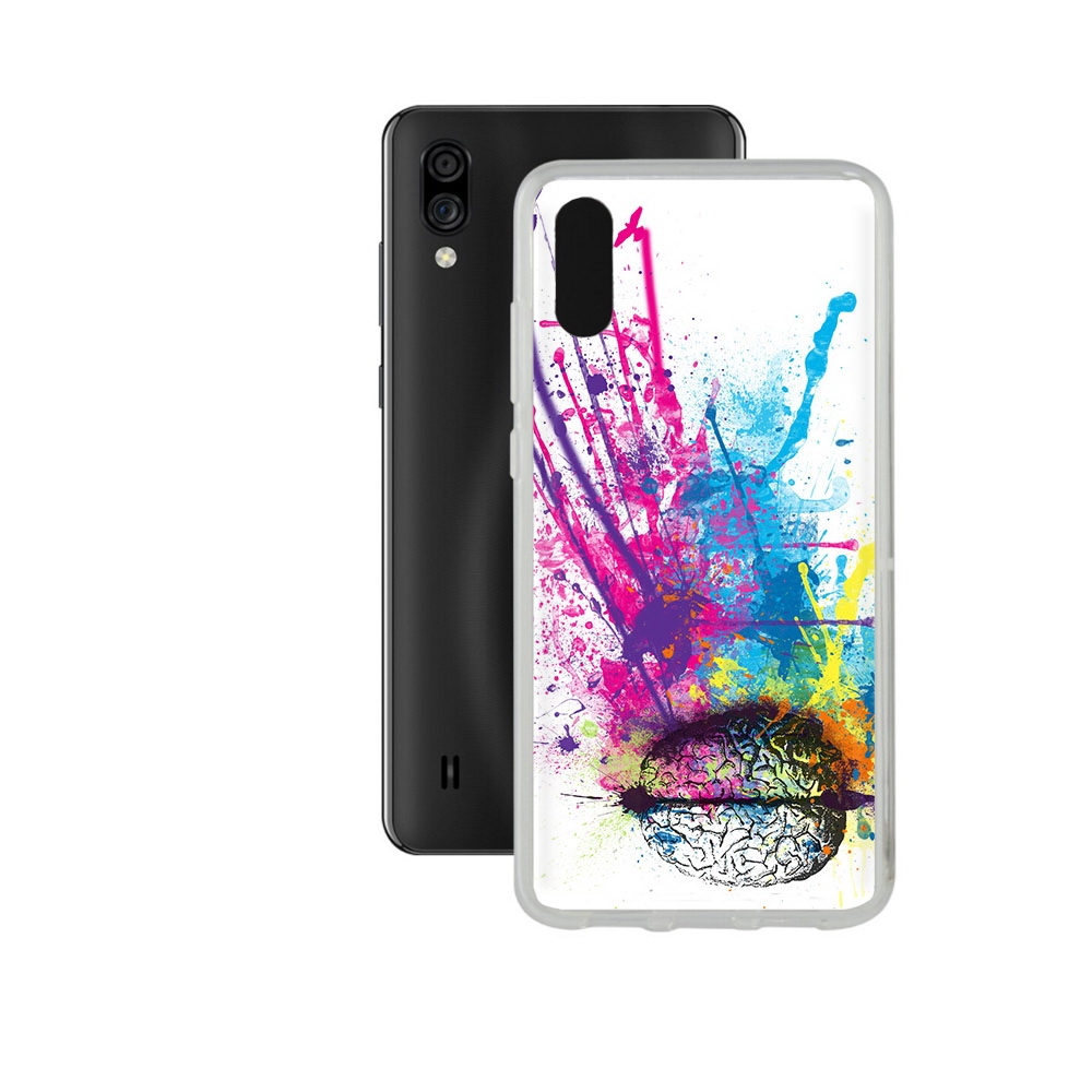 

Чехол MyPads Tocco для ZTE Blade A5 (2020) яркий красочный мозг (PT226944.454.710), Прозрачный, Tocco