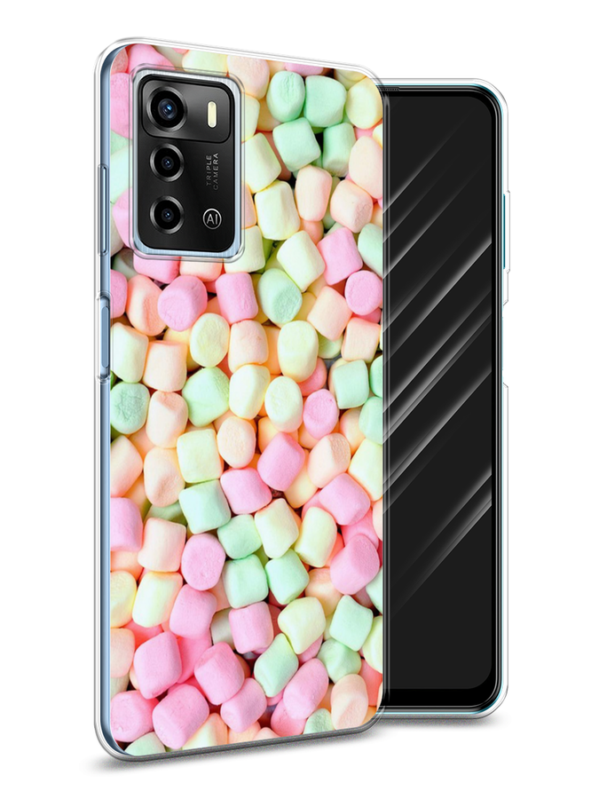 

Чехол Awog на ZTE Blade A72 / ЗТЕ Блэйд A72 "Marshmallows", Разноцветный, 135450-10