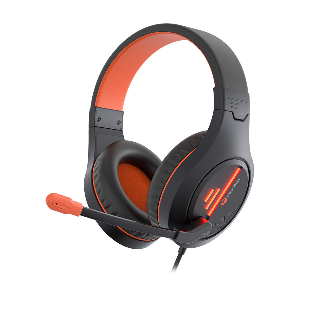

Игровые наушники Meetion MT-HP021-BKOR черный (MT-HP021-BKOR), MT-HP021-BKOR
