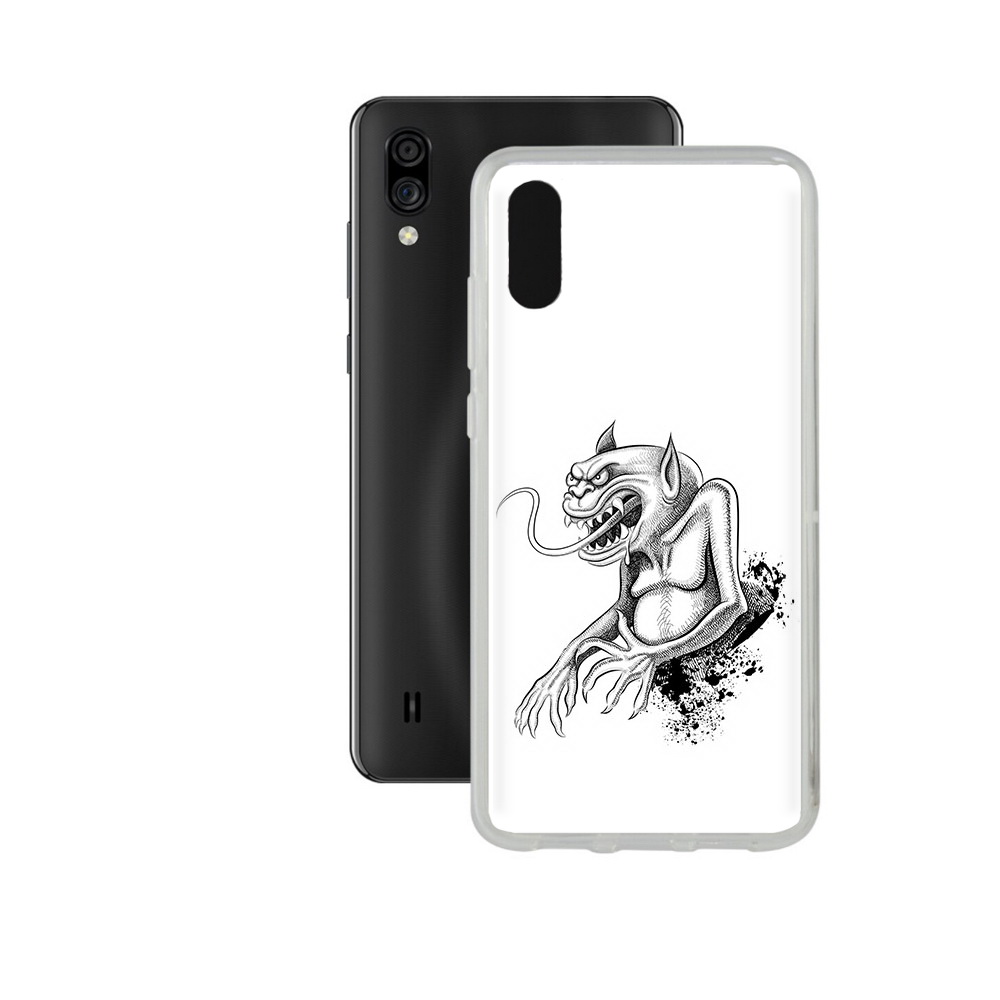 

Чехол MyPads Tocco для ZTE Blade A5 (2020) чорт (PT226944.454.692), Прозрачный, Tocco