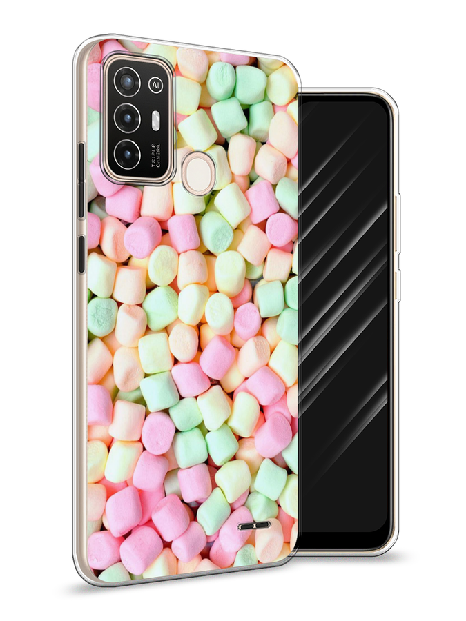 

Чехол Awog на ZTE Blade A52 / ЗТЕ Блэйд A52 "Marshmallows", Разноцветный, 136250-10