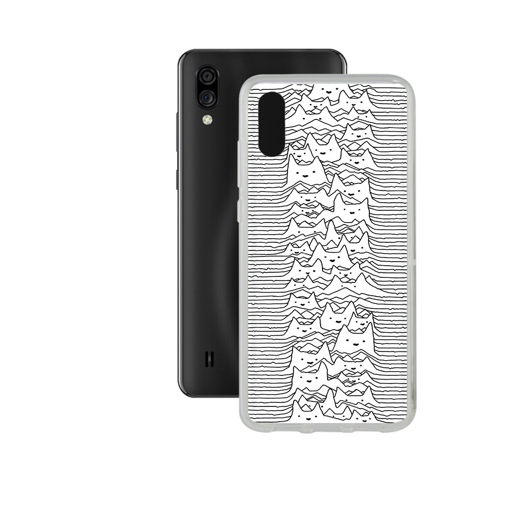 

Чехол MyPads Tocco для ZTE Blade A5 (2020) черно белые коты 3D (PT226944.454.682), Прозрачный, Tocco