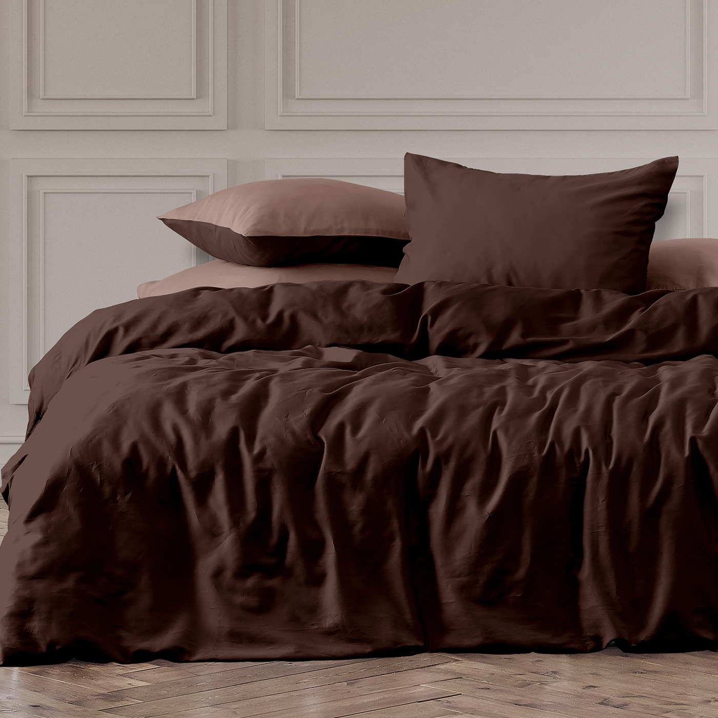 

Комплект постельного белья 1.5 перкаль Унисон Unicolor 50х70 Cappuccino, Cappuccino