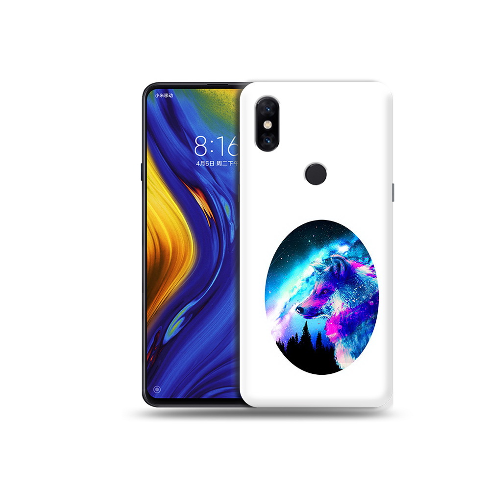 

Чехол MyPads Tocco для Xiaomi Mi Mix 3 голубой волк (PT119757.326.293), Прозрачный, Tocco