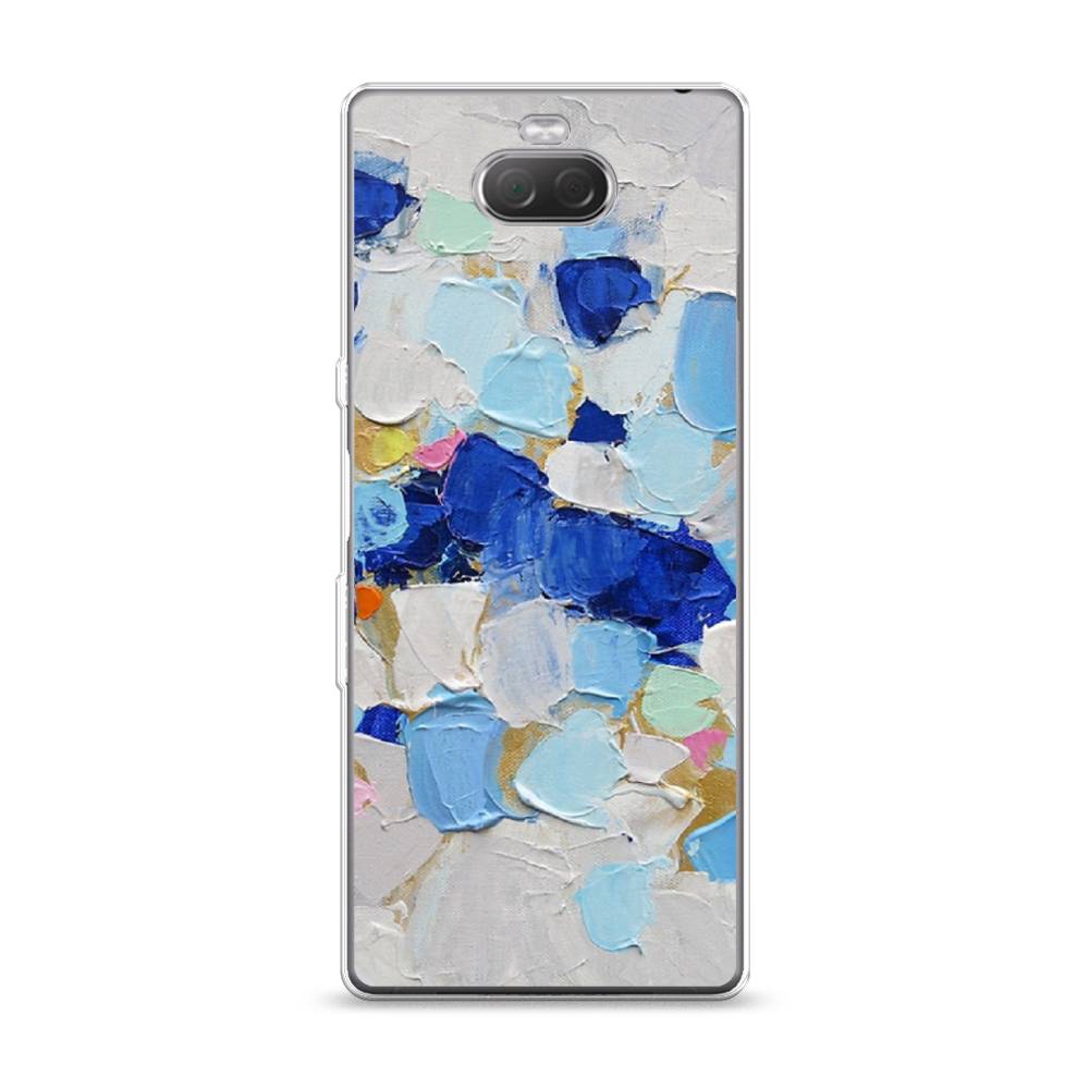 

Чехол Awog на Sony Xperia 10/XA3 "Холст сине-белый", Разноцветный, 54050-10
