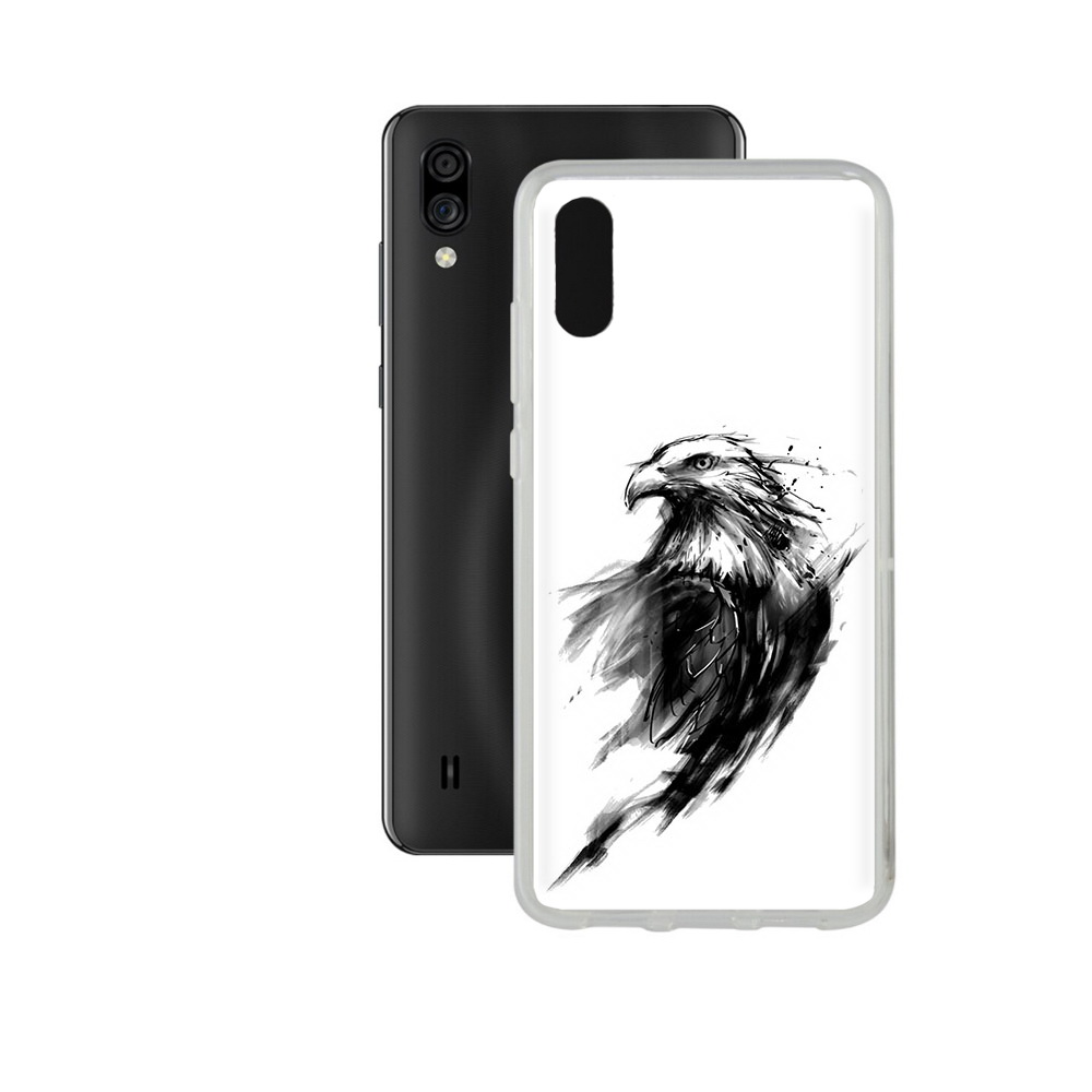 

Чехол MyPads Tocco для ZTE Blade A5 (2020) чб птица (PT226944.454.670), Прозрачный, Tocco