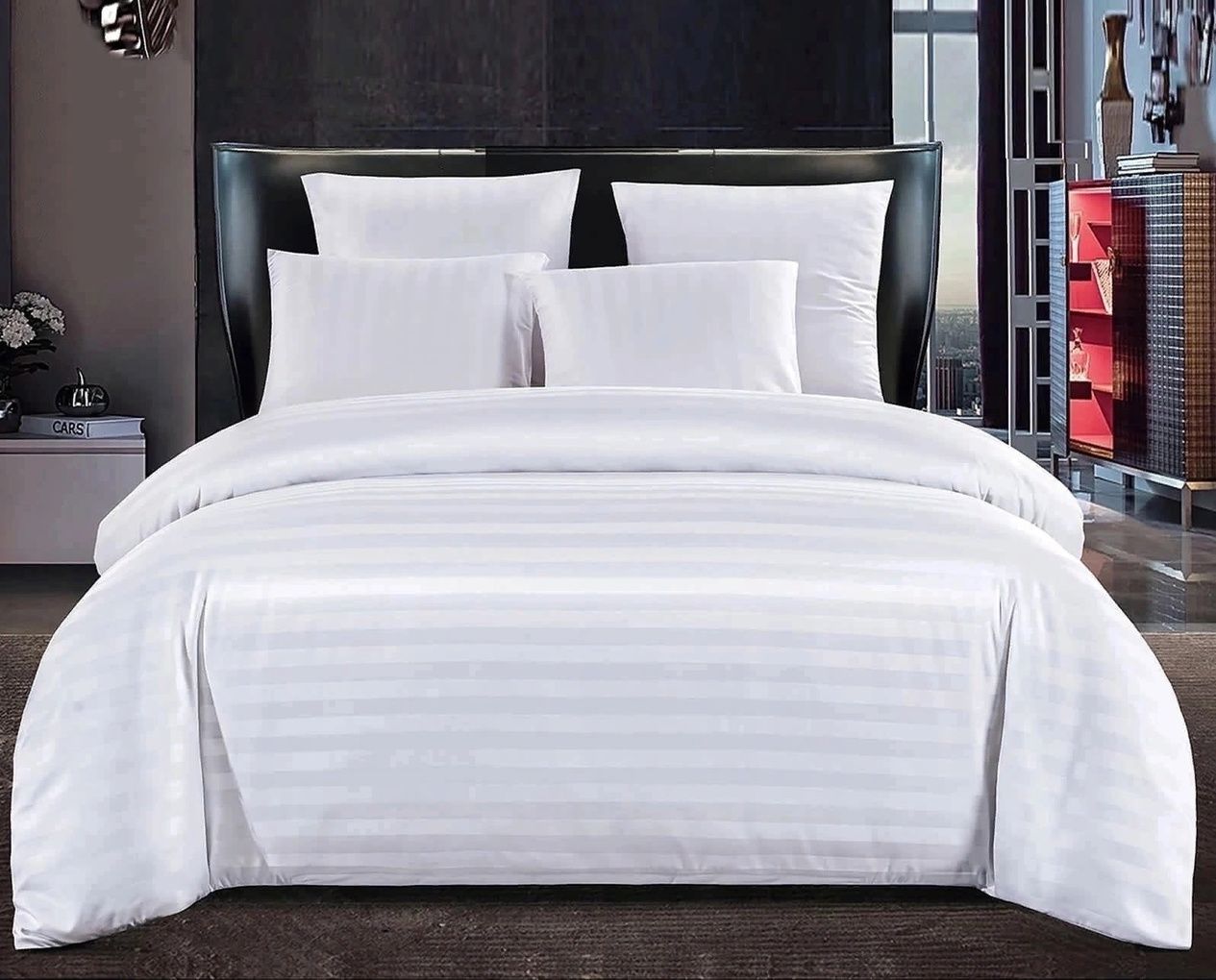 

Простыня Maktex из страйп сатина на резинке 200x220x30 Белый Люкс 3х3, из страйп-сатина на резинке 200 х 200 х 20