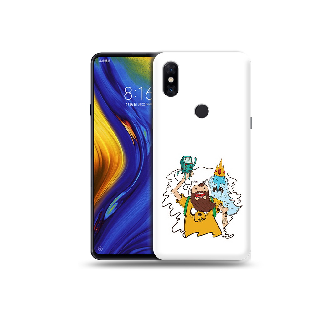 

Чехол MyPads Tocco для Xiaomi Mi Mix 3 время приключений старый Финн (PT119757.326.279), Прозрачный, Tocco