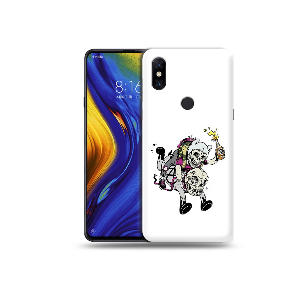 

Чехол MyPads Tocco для Xiaomi Mi Mix 3 время приключений скелеты (PT119757.326.277), Прозрачный, Tocco