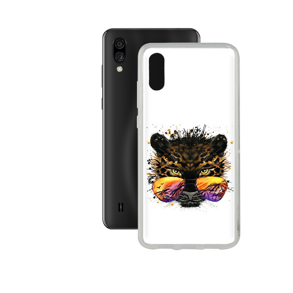 

Чехол MyPads Tocco для ZTE Blade A5 (2020) тропический леопард (PT226944.454.649), Прозрачный, Tocco