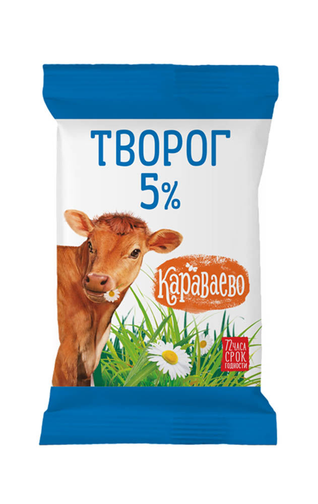 фото Бзмж творог 5% короваево фольга 175г космол