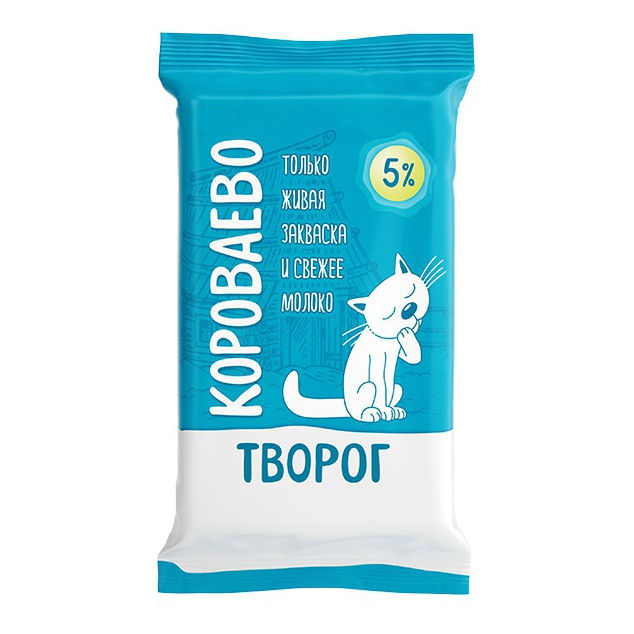 фото Бзмж творог 5% короваево фольга 175г космол