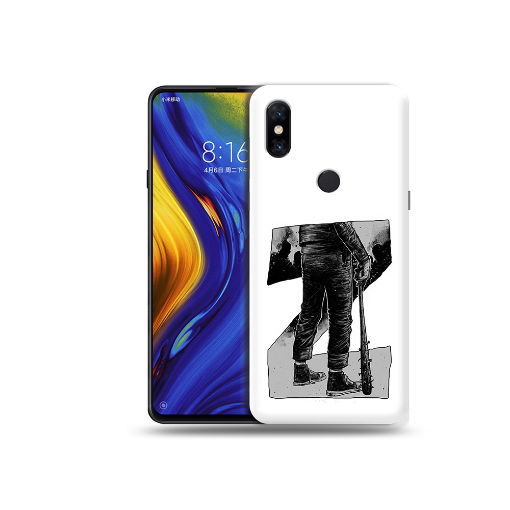 

Чехол MyPads Tocco для Xiaomi Mi Mix 3 воин черно белый (PT119757.326.265), Tocco