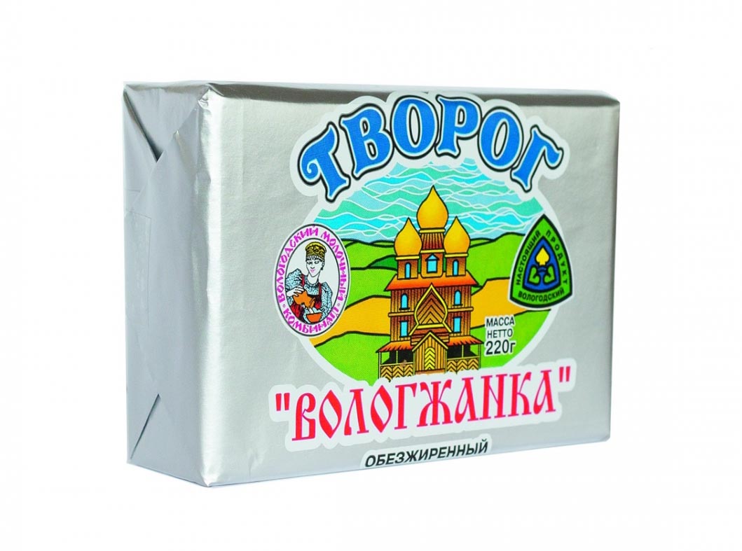 

Бзмж творог вологжанка 1,8% фольга 220г