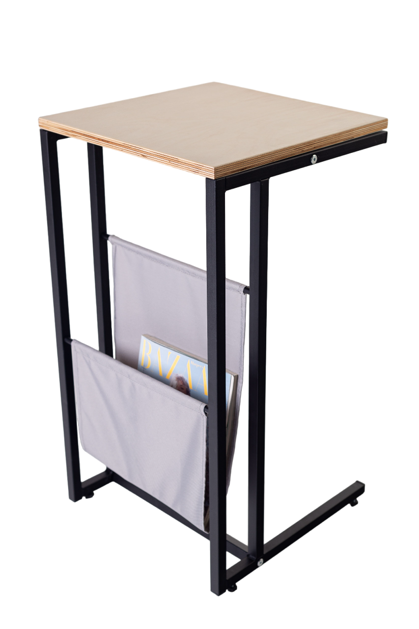 

Столик журнальный приставной Playwoods table bereza Лофт береза, table