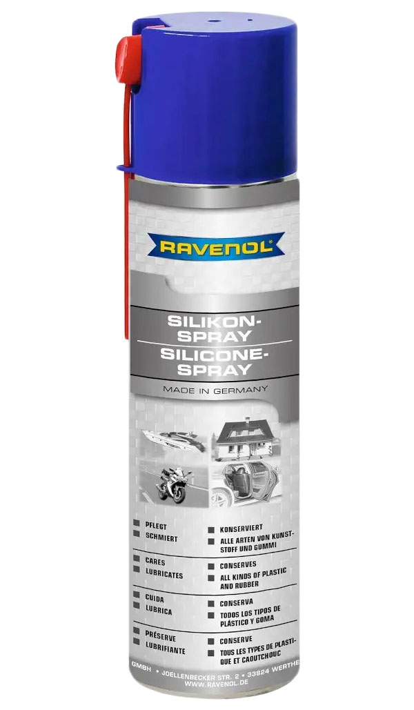 Силиконовый Очиститель Смазка Silikon-Spray (0 4Л) RAVENOL 4014835300552
