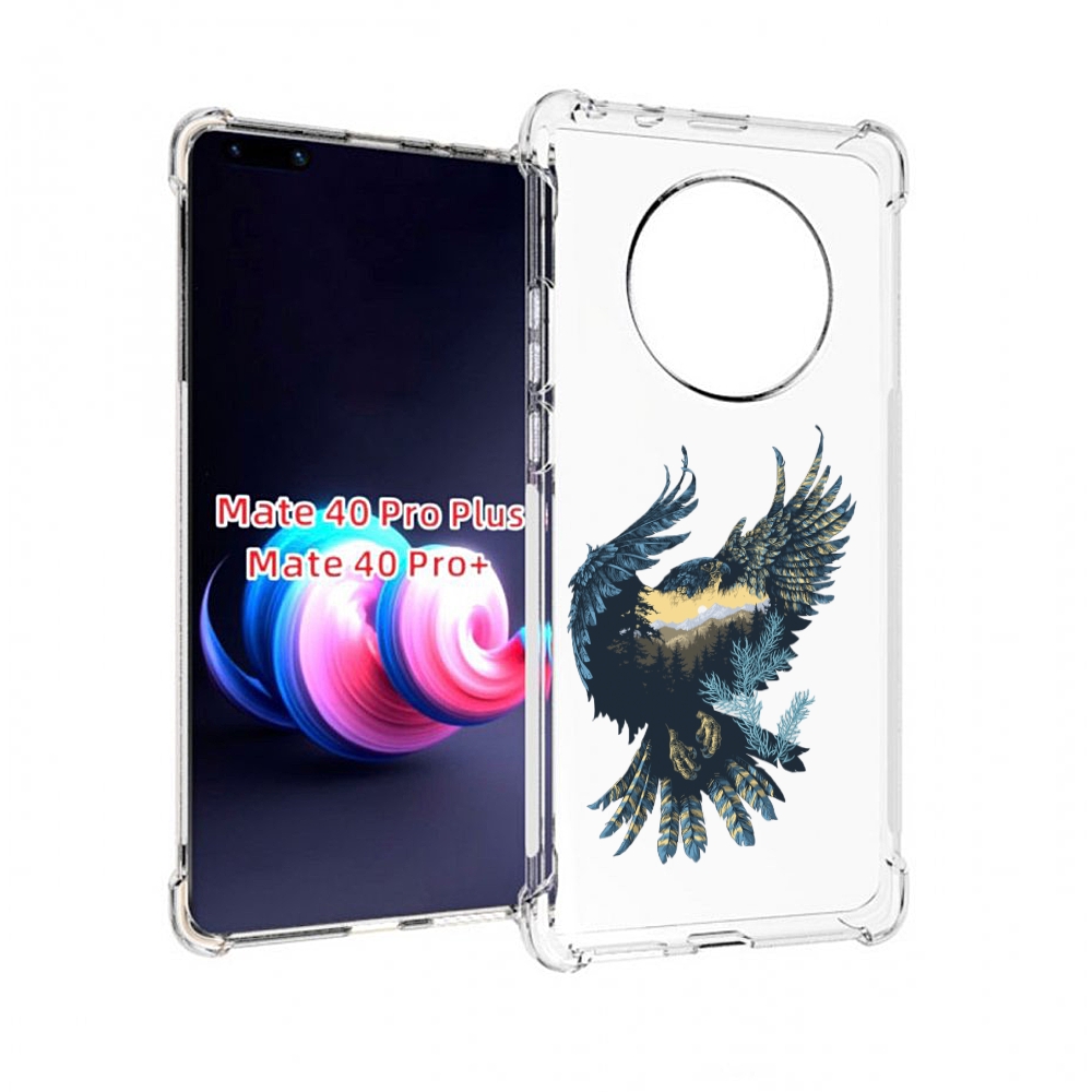 

Чехол MyPads мирок в соколе для Huawei Mate 40 Pro+ Plus, Прозрачный, Tocco