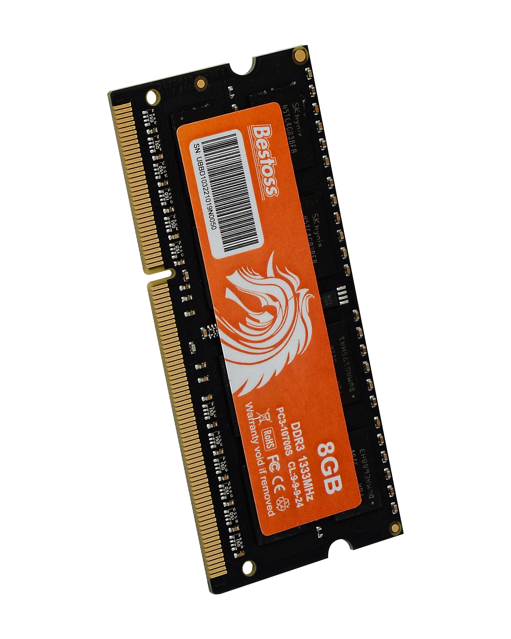 Оперативная память 8 GB Bestoss DDR3 SODIMM 1333MHz PC3-10700S