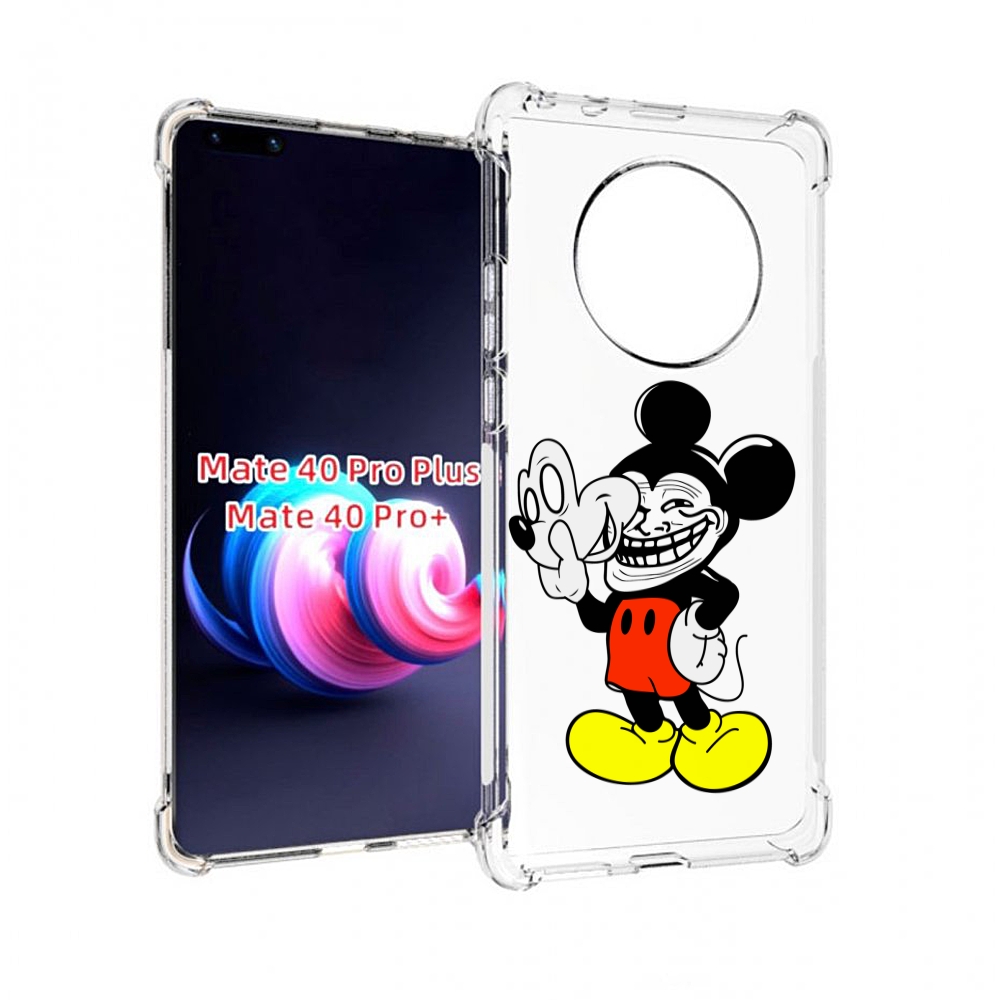 

Чехол MyPads микки-маус-троллер для Huawei Mate 40 Pro+ Plus, Прозрачный, Tocco