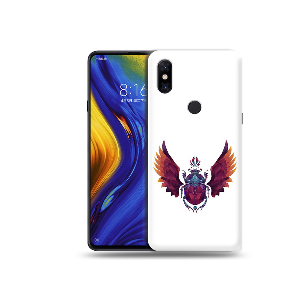 

Чехол MyPads Tocco для Xiaomi Mi Mix 3 алмазный скоробей (PT119757.326.219), Прозрачный, Tocco