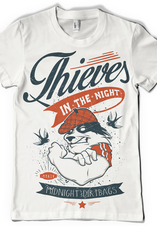 

Футболка унисекс NoBrand CM Thieves in night белая XXL, Белый, CM Thieves in night