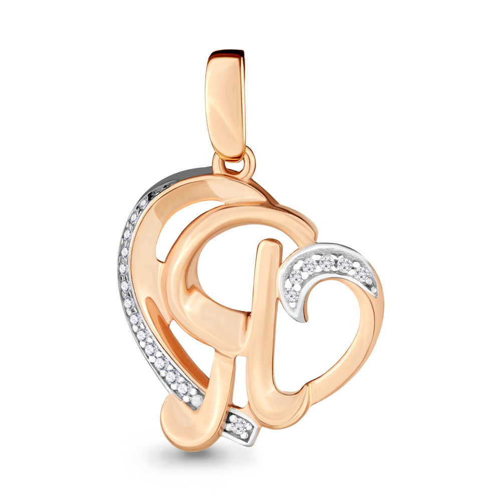 

Подвеска из серебра с фианитом Aquamarine 24038А_925_з, 24038А_925_з