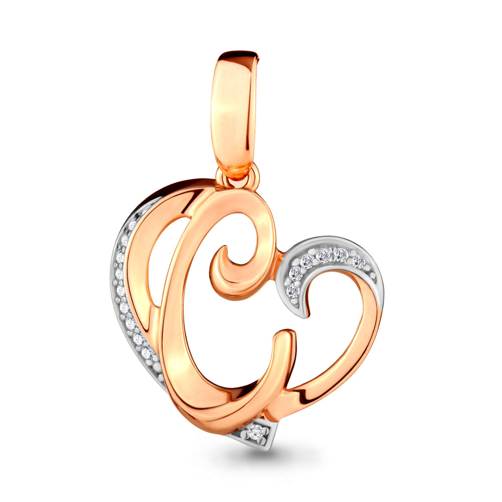 

Подвеска из серебра с фианитом Aquamarine 24034А_925_з, 24034А_925_з