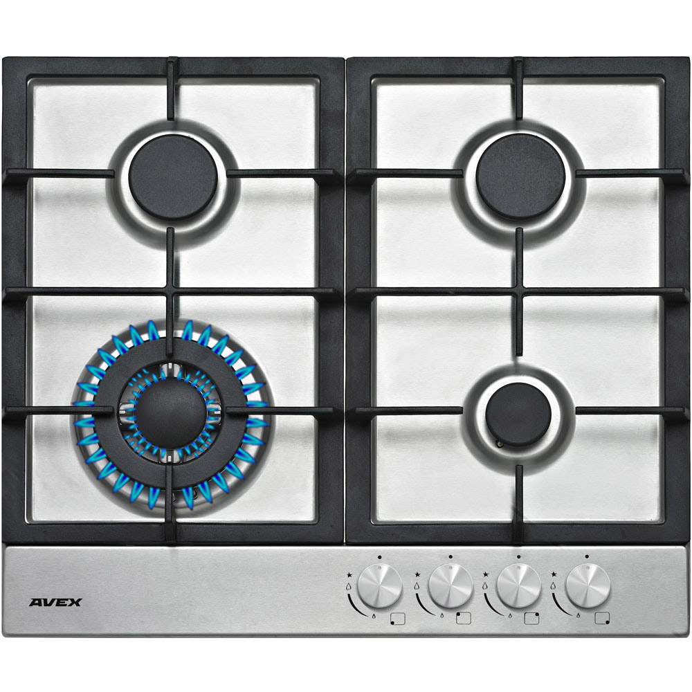 

Встраиваемая газовая панель AVEX HS 6142 X Silver, HS 6142