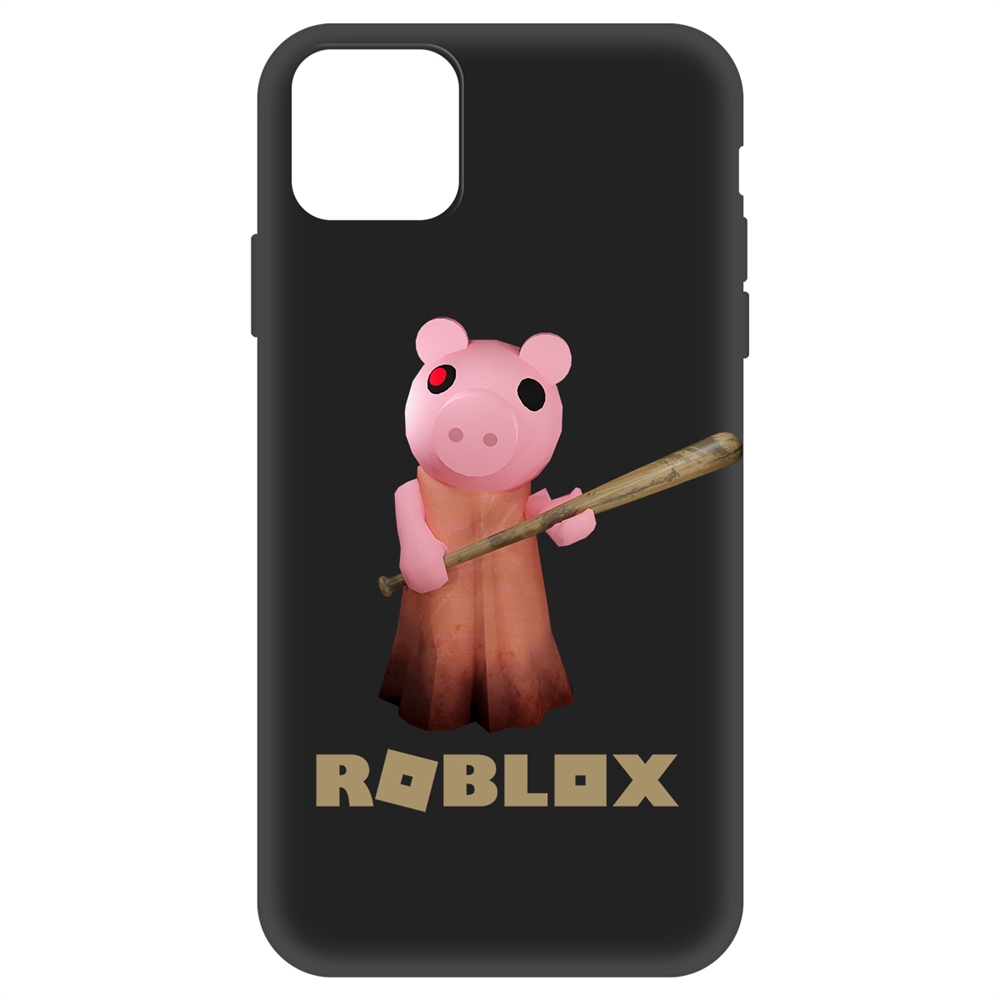 

Чехол-накладка Krutoff Soft Case Roblox-Пигги для iPhone 11 Pro Max черный