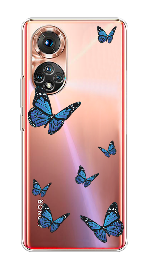

Чехол на Huawei Honor 50/Nova 9 "Blue butterflies", Синий;черный, 6105450-1