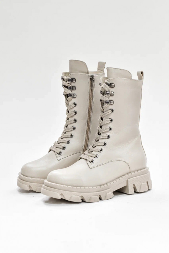 

Ботинки женские NoBrand 214 white бежевые 37 RU, Бежевый, 214 white
